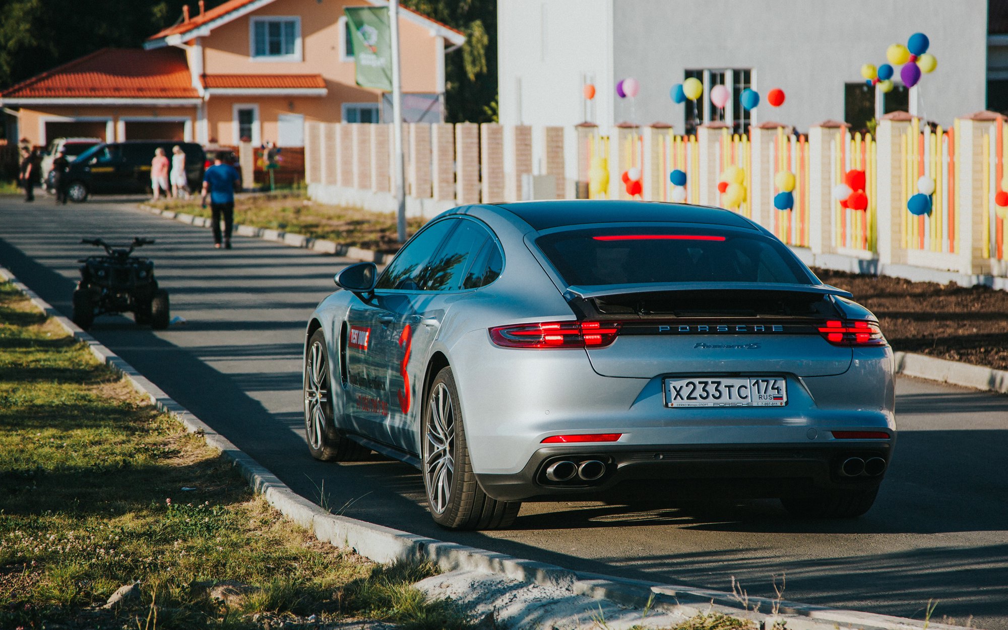 Тест-драйв Porsche на 10-летии посёлка 